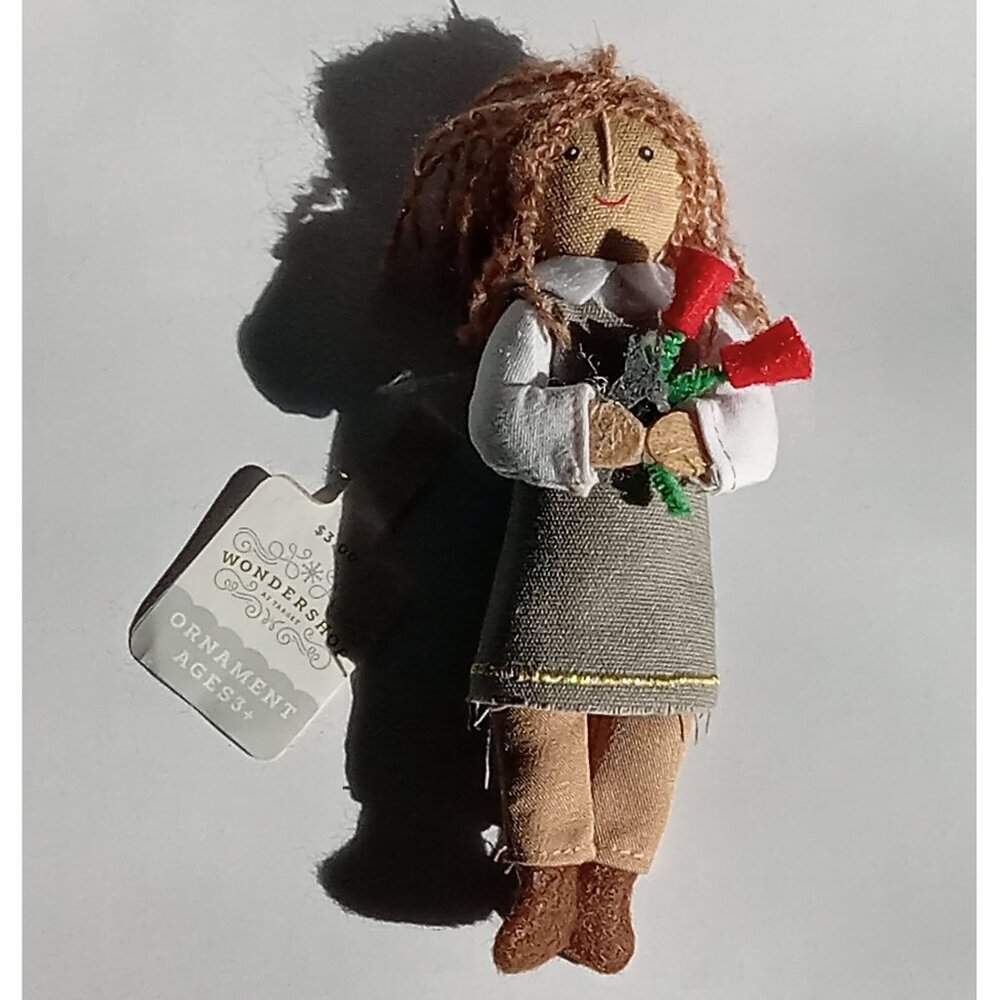 Target Wondershop Girl with Roses Ornament
